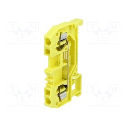 1 pcs x WAGO - 280-906 - Splice terminal: rail, 0.08÷2.5mm2, ways: 1, terminals: 2, yellow