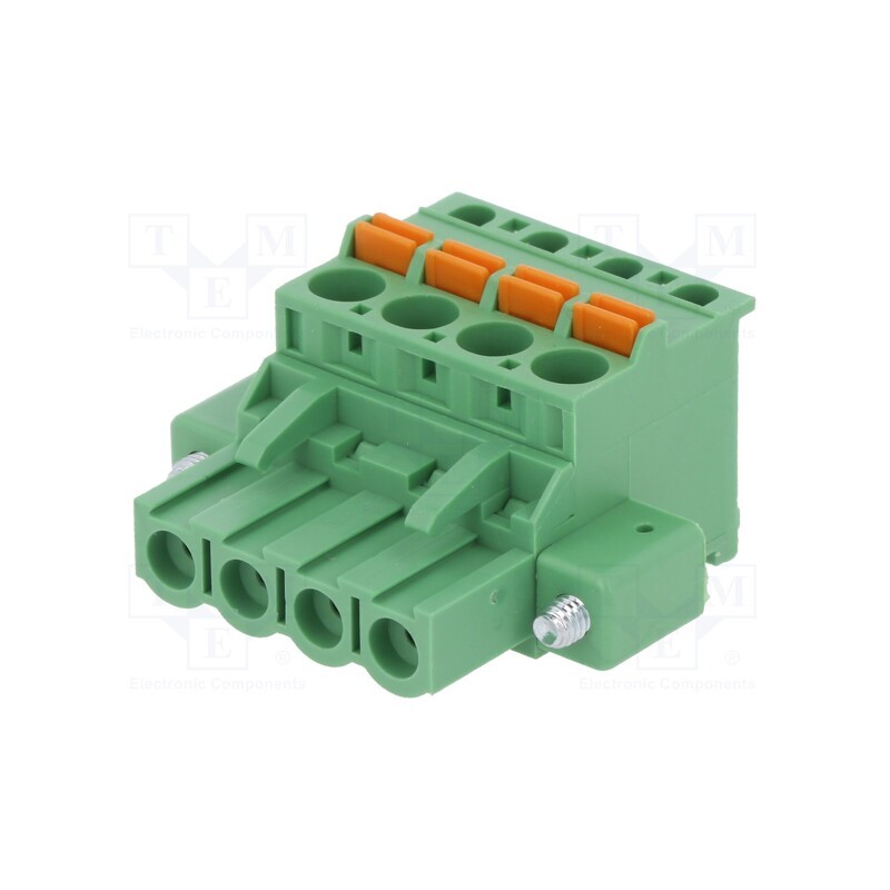 1 pcs x DEGSON ELECTRONICS - 2EDGKDAM-5.0-04P-14-00AH - Pluggable terminal block, 5mm, ways: 4, angled 90°, plug, female