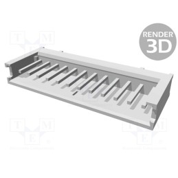 1 pcs x TE Connectivity - 280520-1 - Socket, wire-board, male, AMPMODU MOD II, 2.54mm, PIN: 12, THT