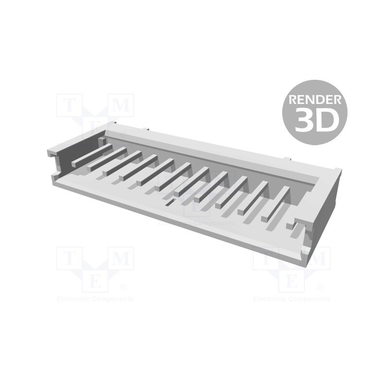 1 pcs x TE Connectivity - 280520-1 - Socket, wire-board, male, AMPMODU MOD II, 2.54mm, PIN: 12, THT