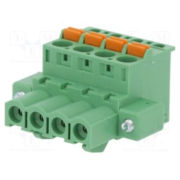 1 pcs x DEGSON ELECTRONICS - 2EDGKDBM-5.0-04P-14-00AH - Pluggable terminal block, 5mm, ways: 4, angled 90°, plug, female