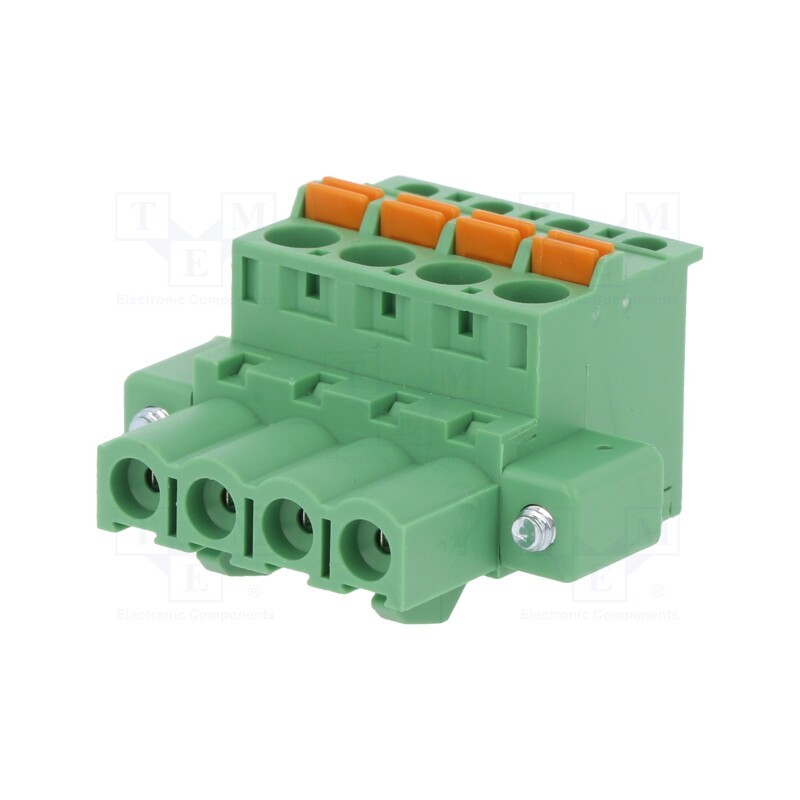 1 pcs x DEGSON ELECTRONICS - 2EDGKDBM-5.0-04P-14-00AH - Pluggable terminal block, 5mm, ways: 4, angled 90°, plug, female