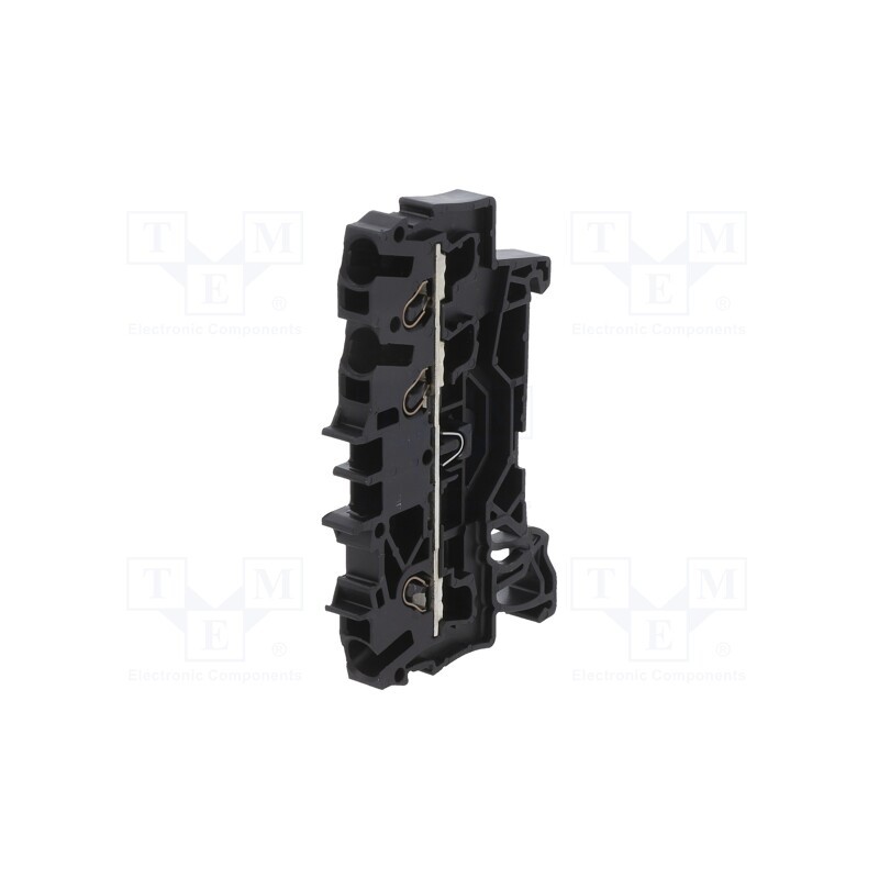 1 pcs x WAGO - 2002-1305 - Splice terminal: rail, 2.5mm2, ways: 1, terminals: 3, black, 2002