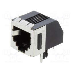1 pcs x TE Connectivity - 5555140-2 - Socket, RJ11, PIN: 4, Cat: 3, shielded,low profile, Layout: 6p4c