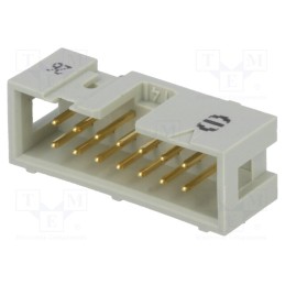 1 pcs x HARTING - 9185146324 - Socket, IDC, male, PIN: 14, straight, THT, 1.27mm, Layout: 2x7