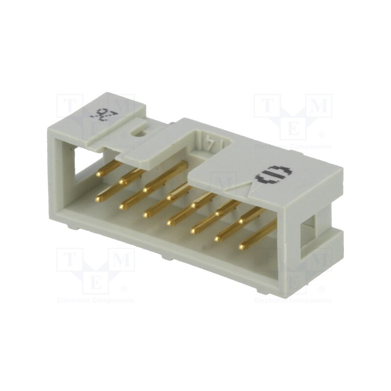 1 pcs x HARTING - 9185146324 - Socket, IDC, male, PIN: 14, straight, THT, 1.27mm, Layout: 2x7