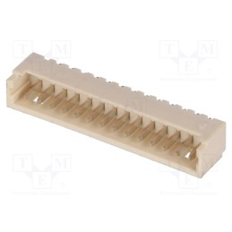 1 pcs x MOLEX - 530471410 - Socket, wire-board, male, PicoBlade™, 1.25mm, PIN: 14, THT, 1A, 125V