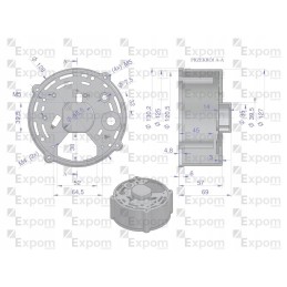 Alternator rear cover 0120484017ex new type e