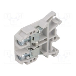 1 pcs x POKu00d3J - A11-0208 - Splice terminal: rail, 0.5÷10mm2, ways: 1, terminals: 2, grey, 690V