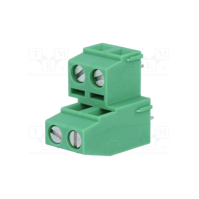 1 pcs x PHOENIX CONTACT - MKKDSN 1,5/ 2-5,08 1726040 - PCB terminal block, angled 90°, 5.08mm, ways: 4, on PCBs, terminal