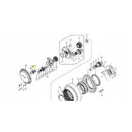 Original Volvo excavator final drive sprocket