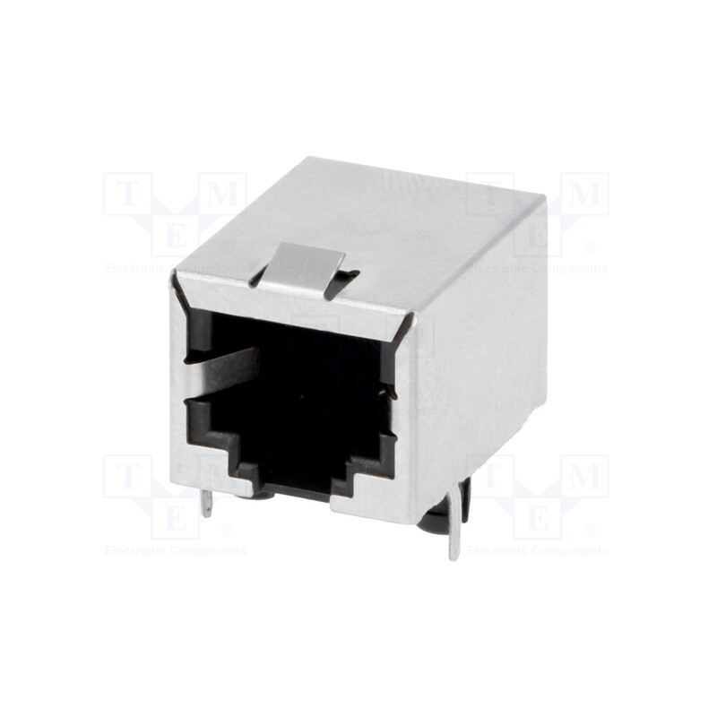 1 pcs x MH CONNECTORS - MHRJJ66NFRAS - Socket, RJ12, PIN: 6, shielded, Layout: 6p6c, THT, angled