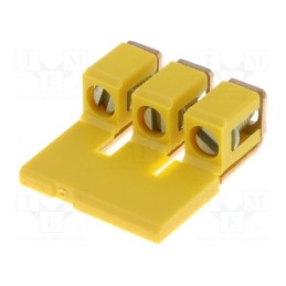 1 pcs x WEIDMu00dcLLER - 1054560000 WQV 4/3 - Screw bridge, ways: 3, WDU4