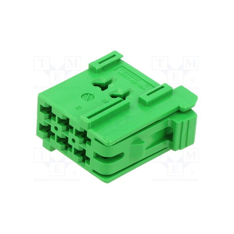 1 pcs x TE Connectivity - 1-965640-5 - Connector: automotive, JPT, female, plug, for cable, PIN: 6, green