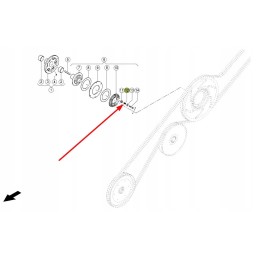 644392 0 cutterbar clutch spring