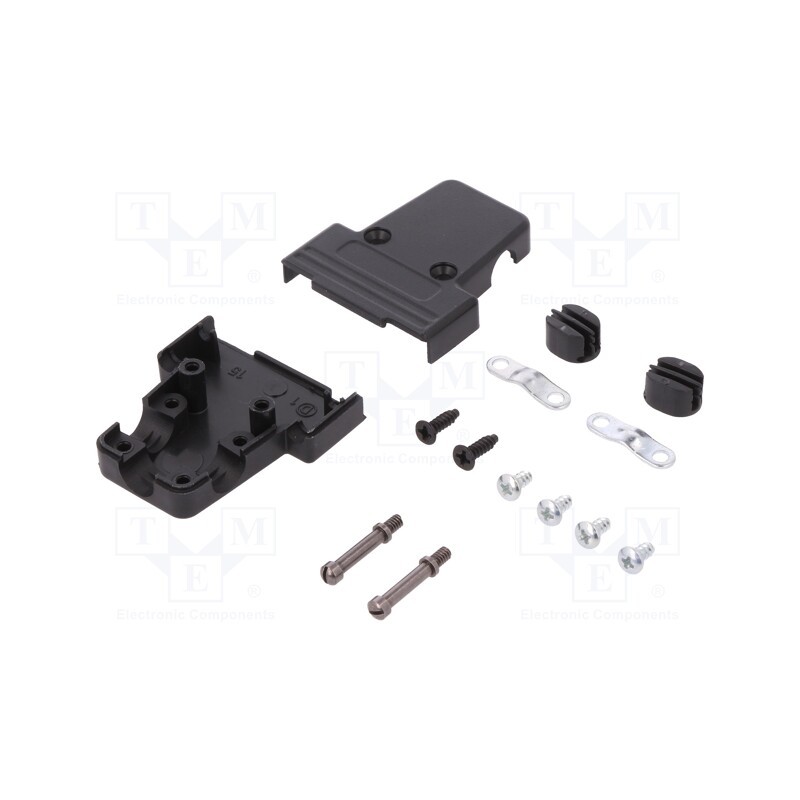 1 pcs x ENCITECH - 6550-0101-02 - Enclosure: for D-Sub connectors, D-Sub 15pin,D-Sub HD 26pin