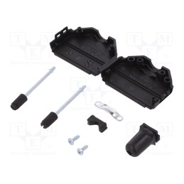 1 pcs x ENCITECH - 6260-0101-53 - Enclosure: for D-Sub connectors, D-Sub 25pin,D-Sub HD 44pin