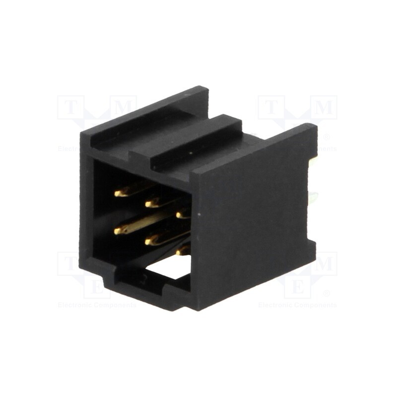 1 pcs x MOLEX - 901301206 - Socket, rectangular, male, PIN: 6, straight, THT, gold-plated