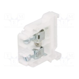 1 pcs x POKu00d3J - A11-8302 - Splice terminal: rail, 0.5÷10mm2, ways: 1, terminals: 2, white, TS35