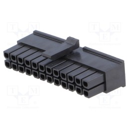 1 pcs x MOLEX - 430252400 - Plug, wire-board, female, Micro-Fit 3.0, 3mm, PIN: 24, w/o contacts