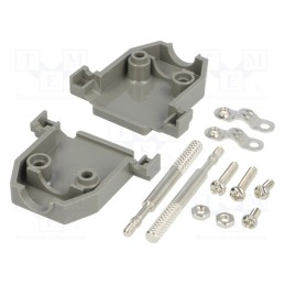 1 pcs x ENCITECH - 2360-0102-32 - Enclosure: for D-Sub connectors, D-Sub 15pin,D-Sub HD 26pin