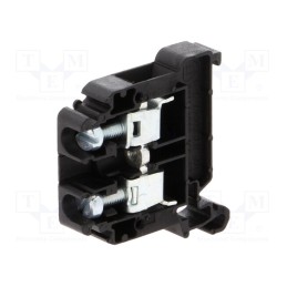 1 pcs x POKu00d3J - A11-8303 - Splice terminal: rail, 0.5÷10mm2, ways: 1, terminals: 2, black, TS35