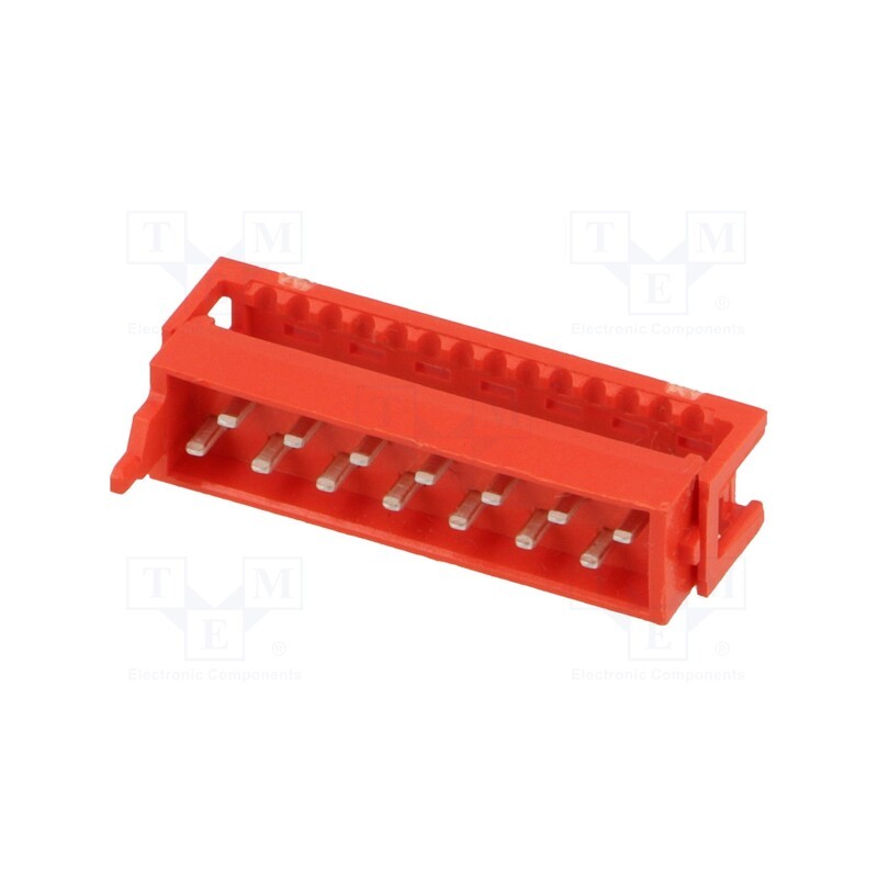 1 pcs x TE Connectivity - 1-215083-4 - Micro-MaTch, plug, male, PIN: 14, IDC, for ribbon cable, Layout: 2x7