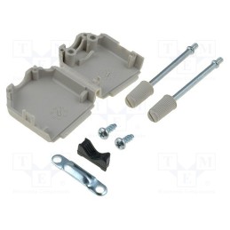 1 pcs x ENCITECH - 6353-0101-01 - Enclosure: for D-Sub connectors, D-Sub 9pin,D-Sub HD 15pin