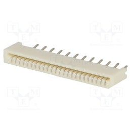 1 pcs x MOLEX - 528062410 - Connector: FFC/FPC, straight, PIN: 24, Non-ZIF, THT, Easy-On, 50V