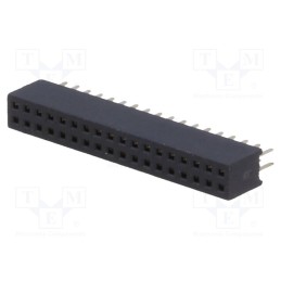 1 pcs x CONNFLY - DS1065-03-2*18S8BV - Socket, pin strips, female, PIN: 36, straight, 1.27mm, THT, 2x18