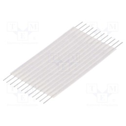 1 pcs x TE Connectivity - 1437130-8 - Connector: jumper cable, Cable ph: 1.27mm, L: 25.4mm, straight