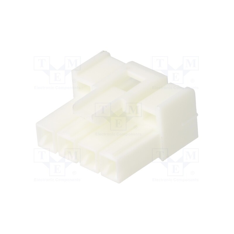 1 pcs x JST - VLP-04VN-1 - Plug, wire-wire/PCB, female, PIN: 4, w/o contacts, for cable, 6.2mm