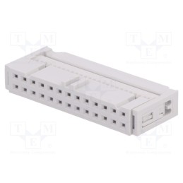 1 pcs x Amphenol Communications Solutions - 71600-026LF - Plug, IDC, female, PIN: 26, with cable clamp, IDC, for ribbon cable