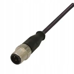 M12 pin 5 male plug, code a devicenet canopen 0 5m