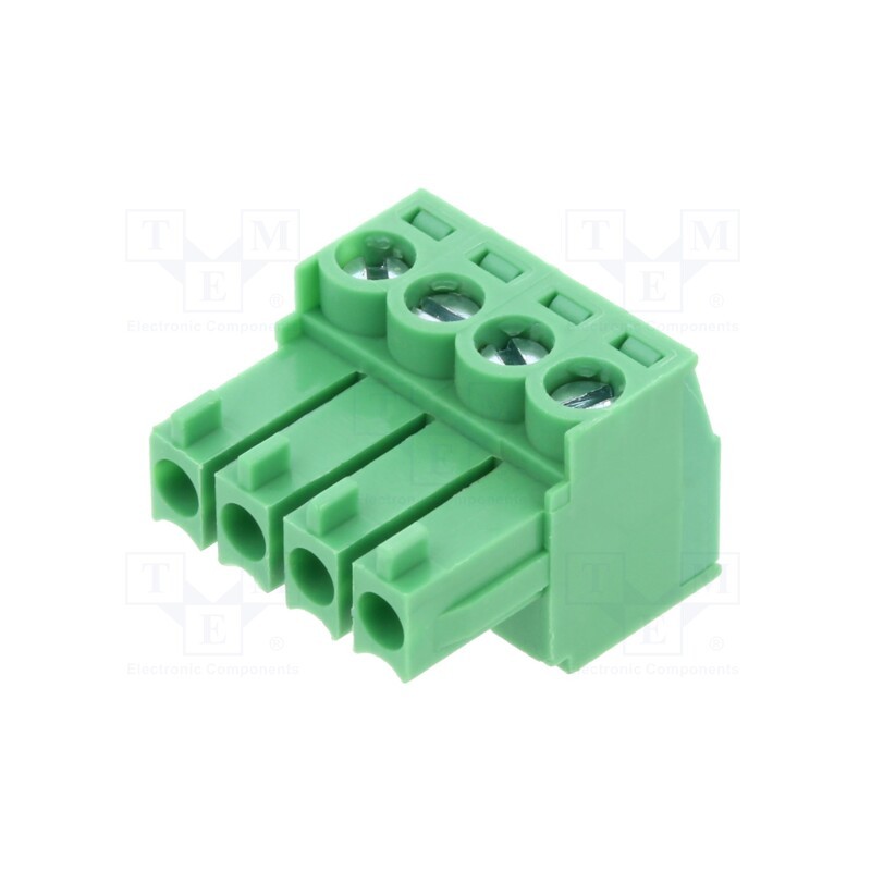 1 pcs x AMPHENOL ANYTEK - TJ0411530000G - Pluggable terminal block, 3.5mm, ways: 4, straight, plug, female