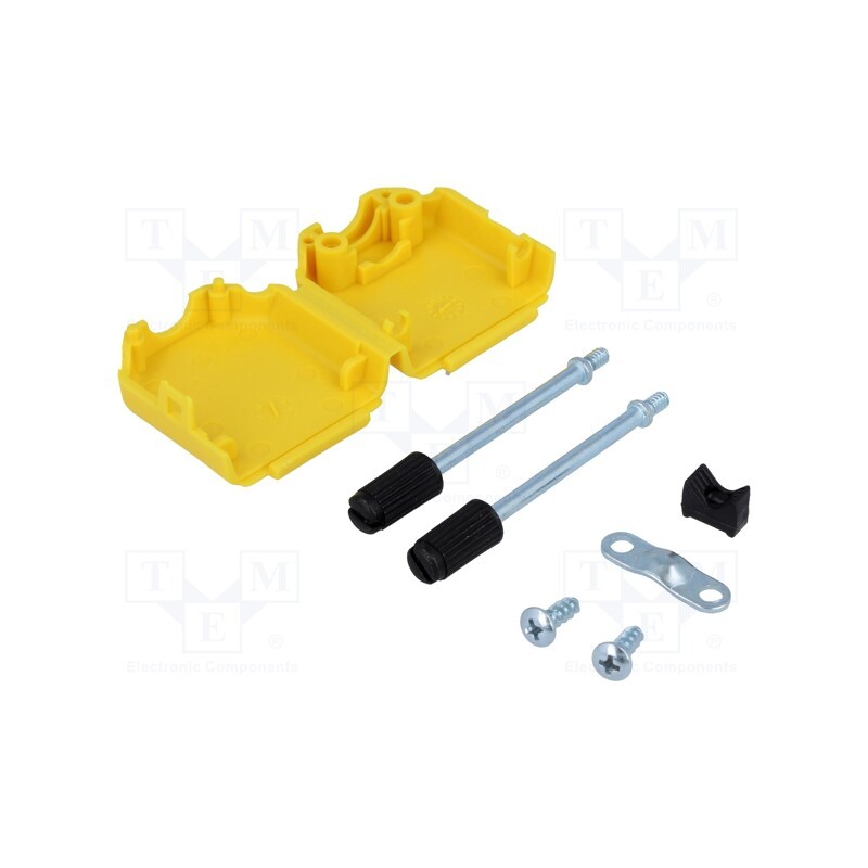 1 pcs x ENCITECH - 6353-0105-01 - Enclosure: for D-Sub connectors, D-Sub 9pin,D-Sub HD 15pin