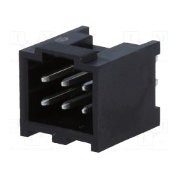 1 pcs x MOLEX - 901301106 - Socket, rectangular, male, PIN: 6, straight, THT, tinned, 2.54mm