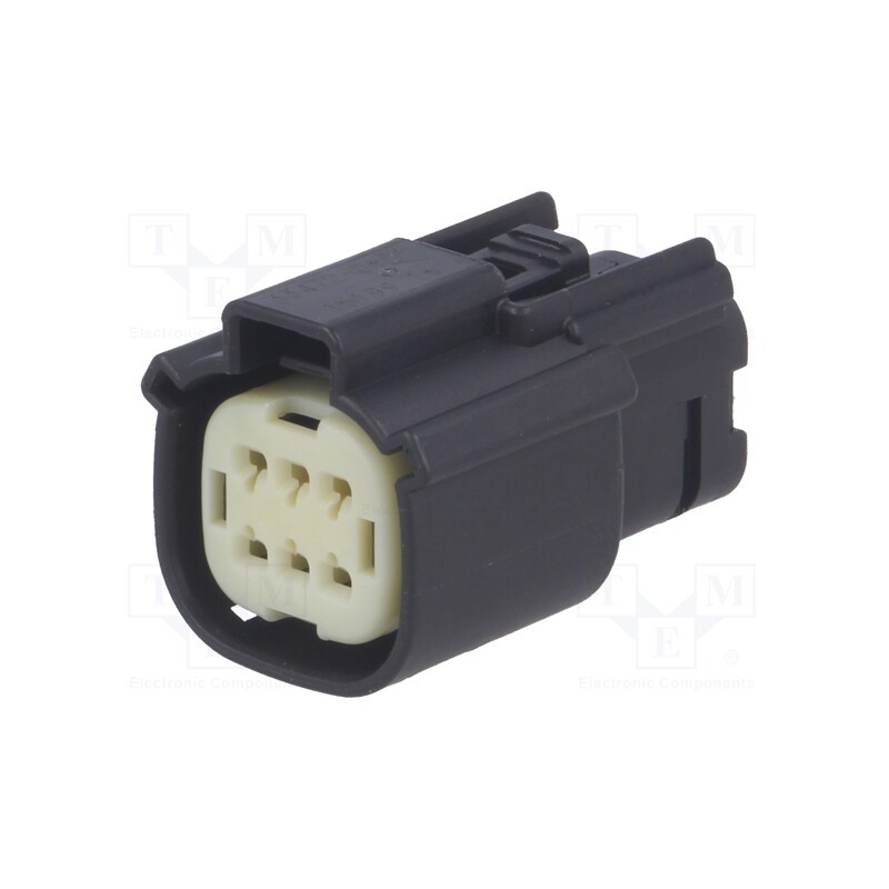 1 pcs x MOLEX - 334720601 - Connector: wire-wire, MX150, female, plug, for cable, PIN: 6, 3.5mm
