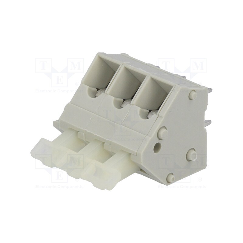 1 pcs x PTR MESSTECHNIK - AK3001/3-KD-5.0/KIES - PCB terminal block, angled 45°, 5mm, ways: 3, on PCBs, 0.5÷2.5mm2
