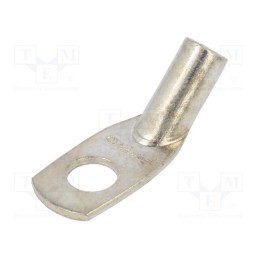 1 pcs x ERKO - KCS45_10-25/10 - Tip: ring tube, M10, 25mm2, crimped, for cable, angled 45°, tinned