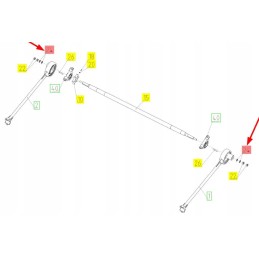 102766688 washer 17 5 x 30 3 x 3 mm