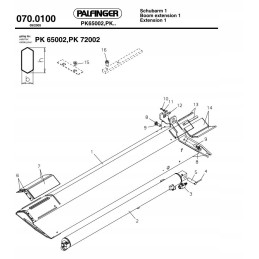 Palfinger extension valve
