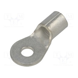 1 pcs x TE Connectivity - 32996 - Tip: ring, M4, 8mm2, crimped, for cable, non-insulated, tinned, 8AWG