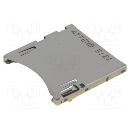 1 pcs x ATTEND - 104H-TDA0-R01 - Connector: for cards, SD, push-push,reinforced card lock, SMT