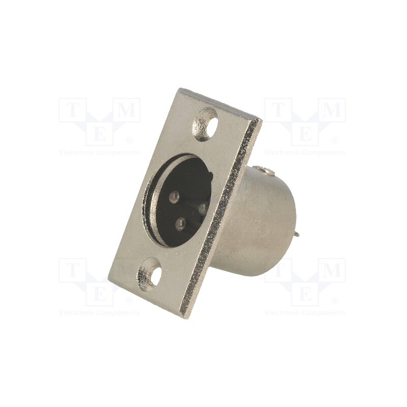 1 pcs x NINIGI - XLR-3W-C - Socket, XLR, male, PIN: 3, soldering, XLR standard