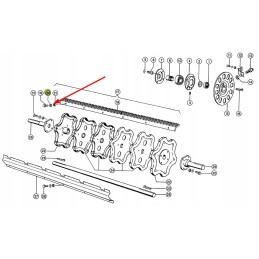 653268 0 rectangular washer, flail screws