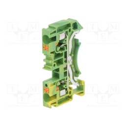 1 pcs x DEGSON ELECTRONICS - DS4-PE-01P-1C-00AH - Splice terminal: rail, 0.2÷6mm2, ways: 1, terminals: 2, Width: 6.2mm