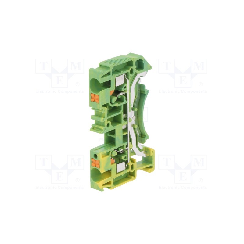 1 pcs x DEGSON ELECTRONICS - DS4-PE-01P-1C-00AH - Splice terminal: rail, 0.2÷6mm2, ways: 1, terminals: 2, Width: 6.2mm