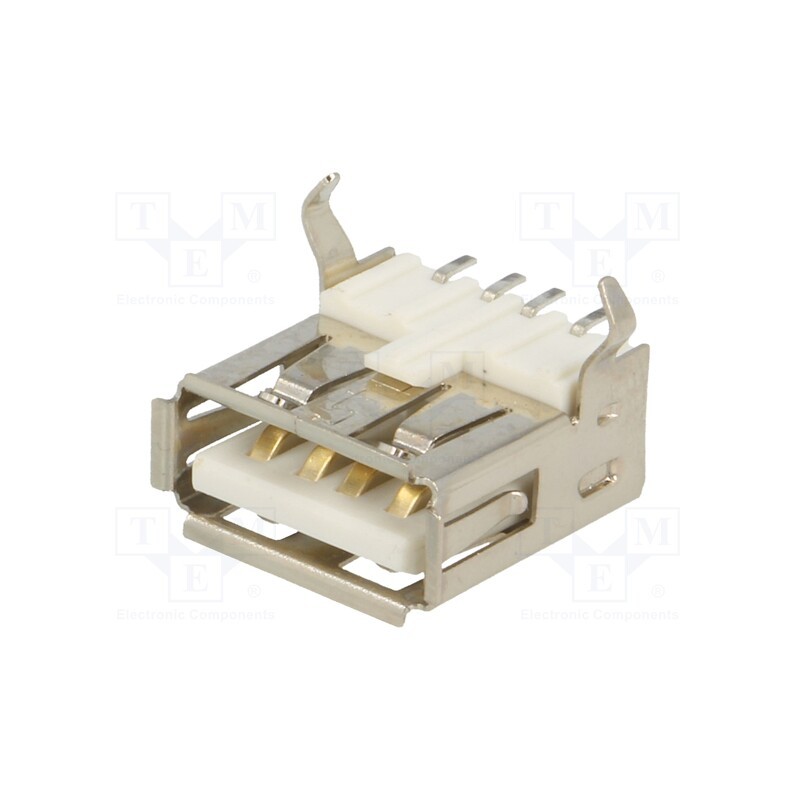 1 pcs x KEYSTONE - 920 - Socket, USB A, on PCBs, SMT, PIN: 4, horizontal, USB 2.0, 1A, 30V