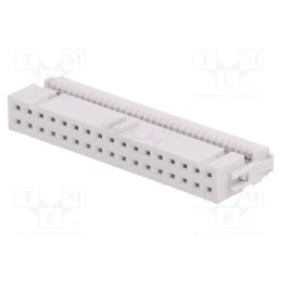 1 pcs x Amphenol Communications Solutions - 71600-134LF - Plug, IDC, female, PIN: 34, without strain relief, IDC, 1.27mm, grey